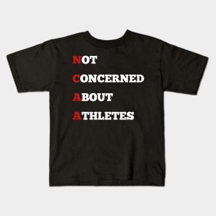 not concerned about athletes Kids T-Shirt